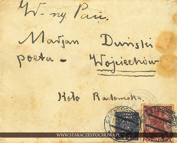 Karta pocztowa, rok 1932