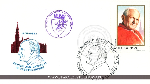 Karta pocztowa, Jan Paweł II