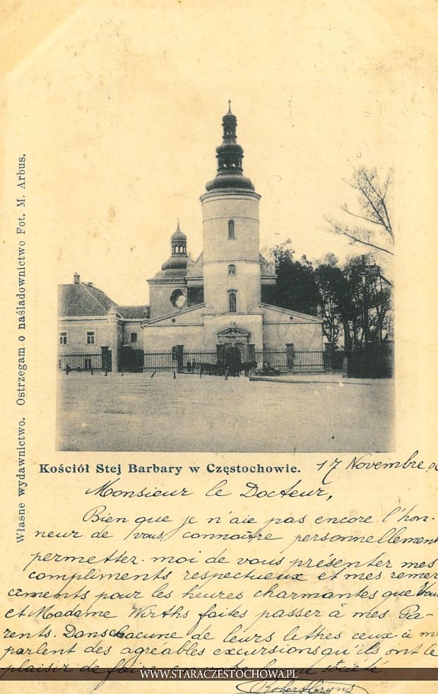 Kościół św. Barbary, M. Arbus, długi adres