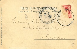 Karta pocztowa, rok 1903