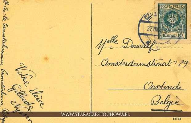 Karta pocztowa, pieczęć 1934