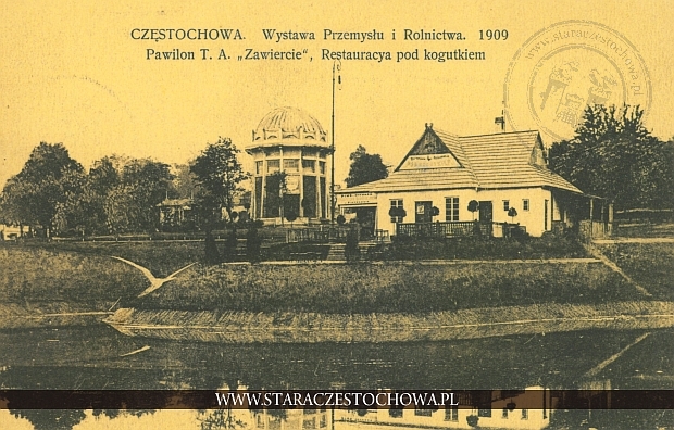 Wystawa Przemysłu i Rolnictwa 1909, pawilon Zawiercie, Pod Kogutkiem