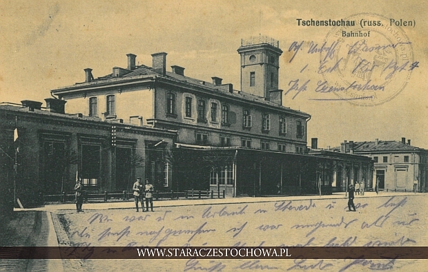 Dworzec kolejowy, Tschenstochau, Banhof