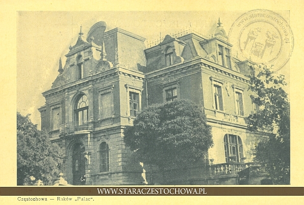 Pałac na Rakowie, Częstochowa, Pałacyk Hantkego