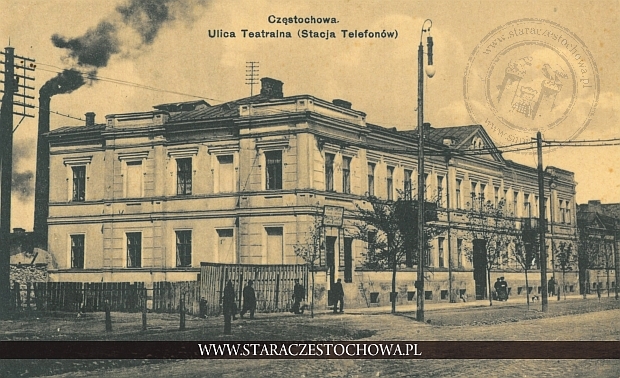 Ulica Teatralna, Stacja Telefonów, Częstochowa, Baumert