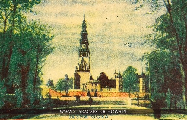 Jasna Góra, widok ogólny, klasztor- Częstochowa