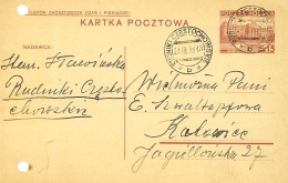Karta pocztowa, rok 1937