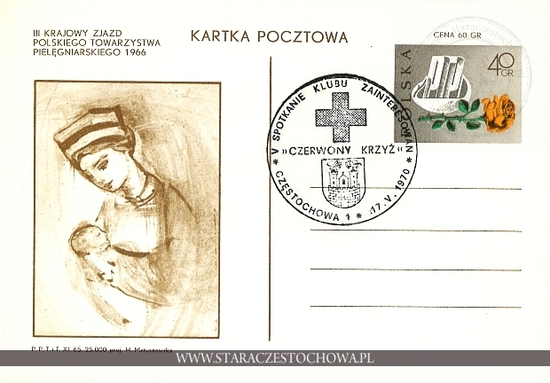Karta pocztowa, Czerwony Krzyż