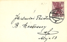 Koperta pocztowa, rok 1930