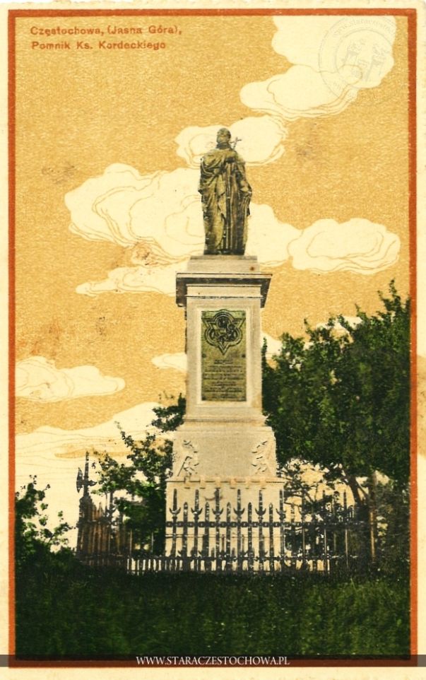 Pomnik Ks. Kordeckiego na Jasnej Górze w Częstochowie