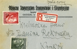 Koperta pocztowa, rok 1943