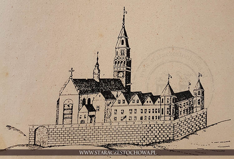 Widok klasztoru Jasnogórskiego z pierwszej połowy XVII stulecia