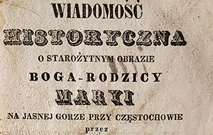 Wiadomość historyczna