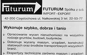 Częstochowska spółka FUTURUM
