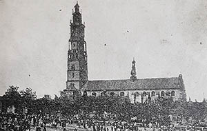 Klasztor przed pożarem