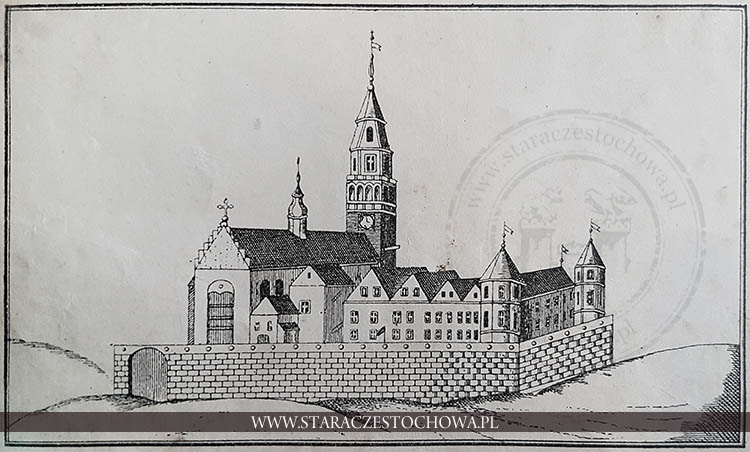 Widok klasztoru jasnogórskiego w połowie XVII stulecia