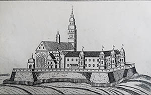 Klasztor w roku 1668