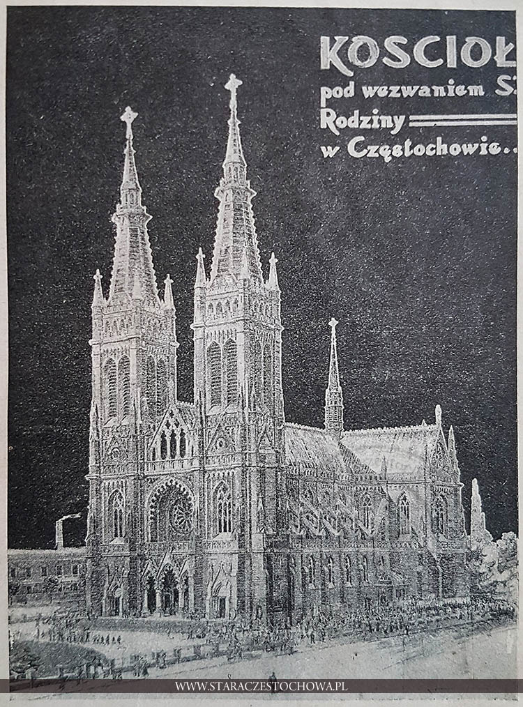 Projekt nowego kościoła parafialnego w Częstochowie