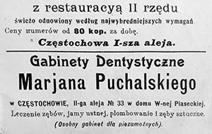 Reklama gabinetu dentystycznego