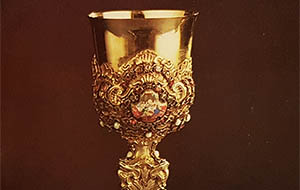 Późnobarokowy kielich 