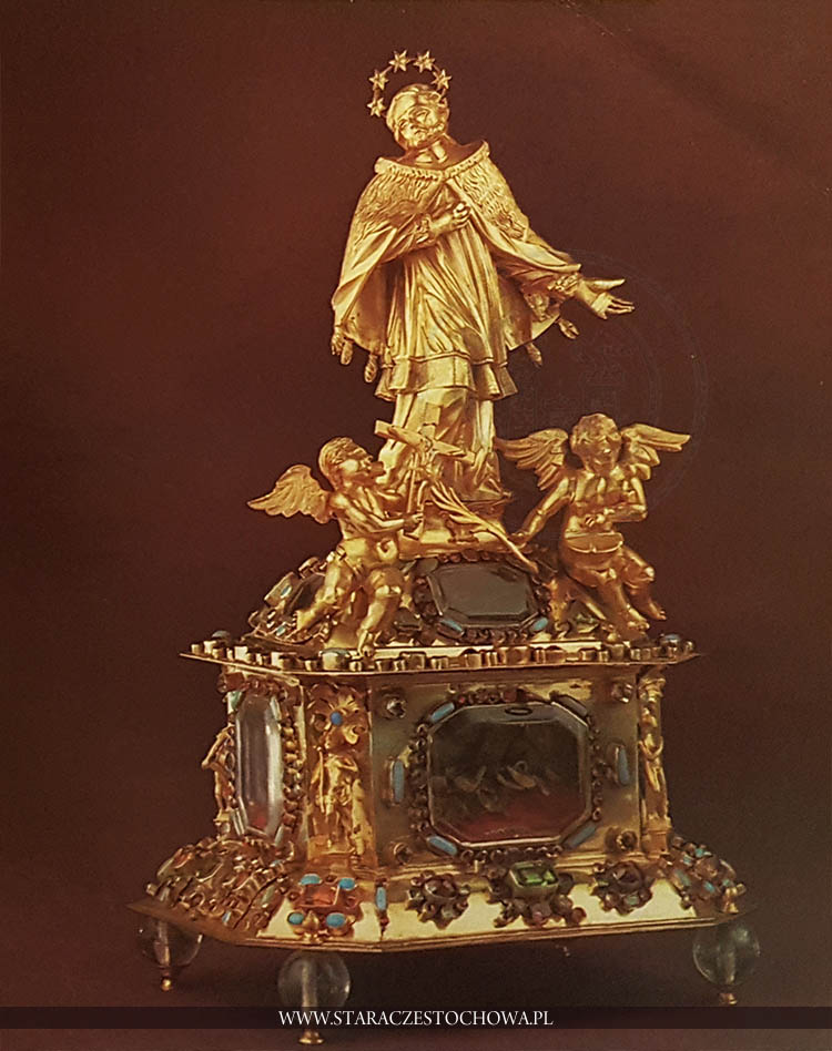 Relikwiarz św. Jana Nepomucena, 1731 rok, Jasna Góra
