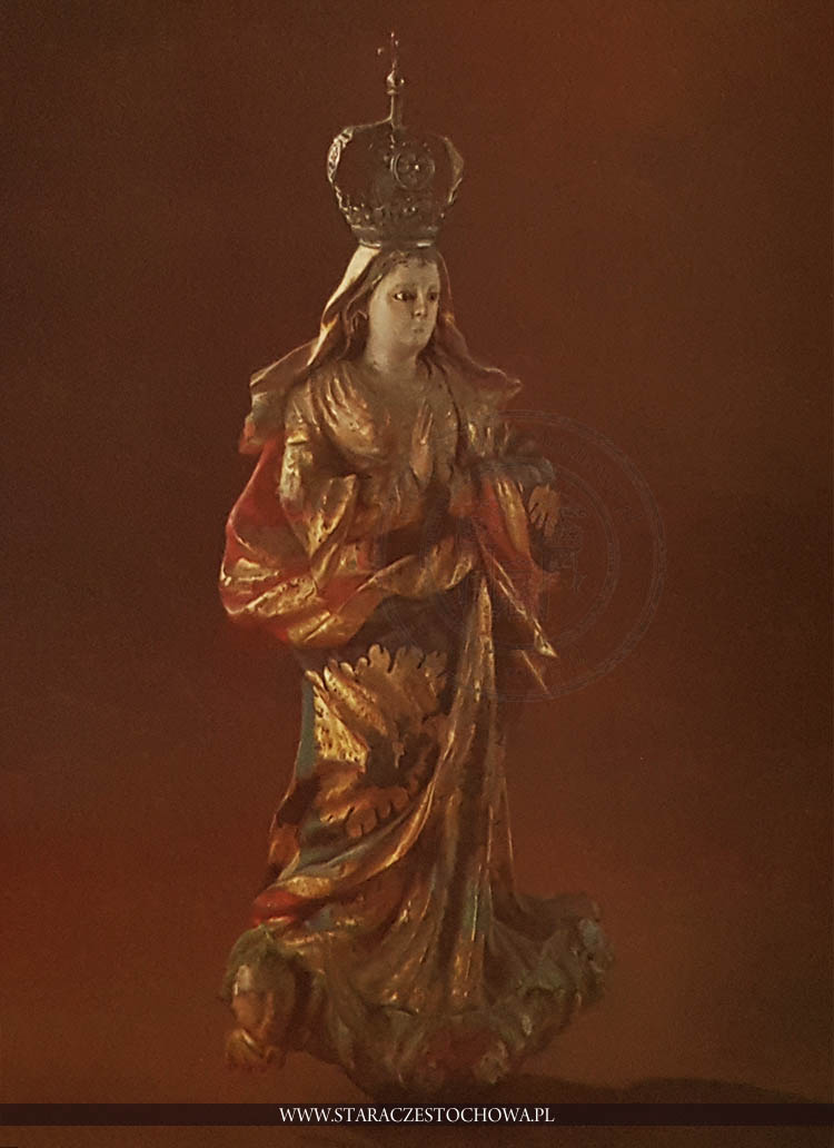Barokowa figurka Matki Bożej
