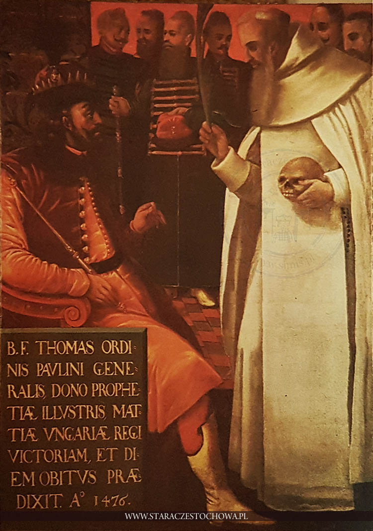 Błogosławiony Tomasz z zakonu paulinów, obraz z pierwszej połowy XVII w. 