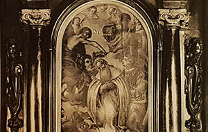 Barokowy obraz z kaplicy Denhoffów
