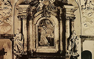 Barokowy ołtarz w kaplicy