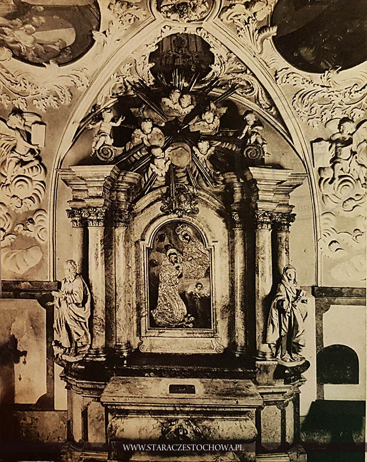 Barokowy ołtarz w kaplicy św. Antoniego Padewskiego