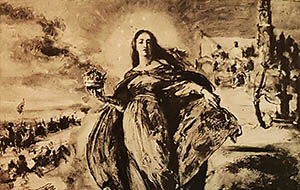 Królowa Polski, obraz Jana Matejki