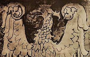 Orzeł, rysunek Jana Matejki