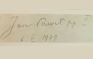 Wpis papieża Jana Pawła II 