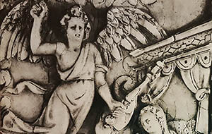 Barokowa płaskorzeźba 