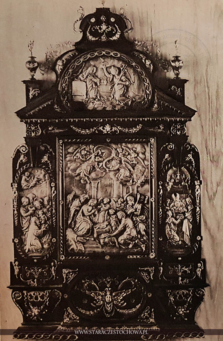 Ołtarzyk hebanowy, XVII wiek, dar Konstantego Sobieskiego