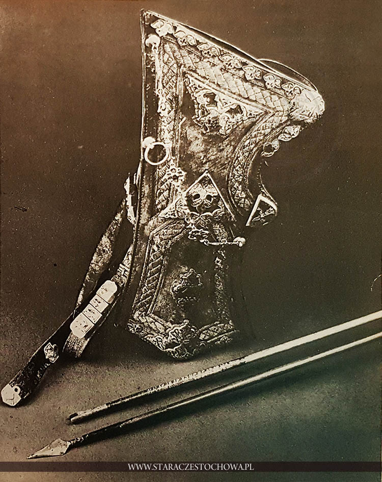 Kołczan i strzały, z darów króla Jana III Sobieskiego