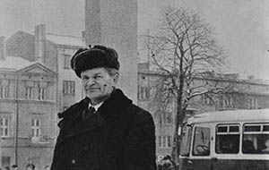 Nikołaj Baczyński na placu Biegańskiego